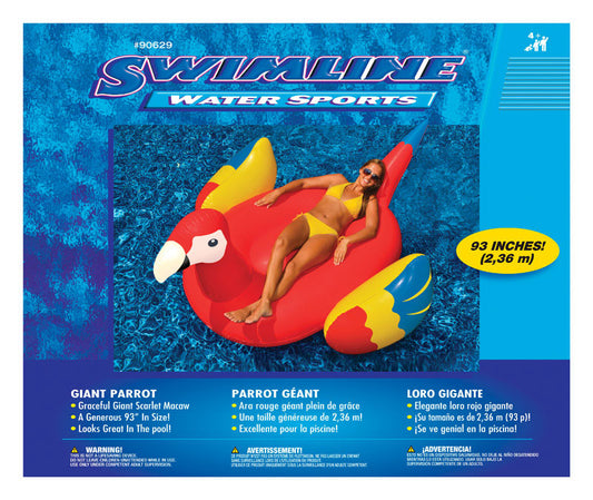 Swimline Multicolored Vinyl Inflatable Pool Float