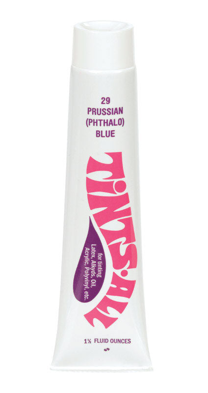 Tints-All Prussian (Phthalo) Blue Paint Colorant 1.5 oz. (Pack of 6)