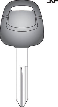 Hy-Ko  Transponder Key  Automotive  Chipkey  Double sided For For Nissan