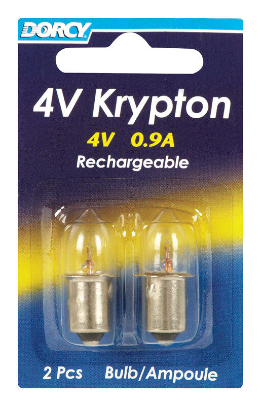 Dorcy Krypton Flashlight Bulb 4 volt Bayonet Base (Pack of 12)