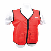 Artcraft No Snag M  Women's Sleeveless V-Neck Red Vest