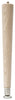 Waddell 11-1/2 in. H Round Tapered Wood Table Leg