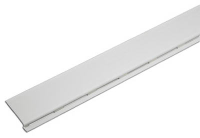 Amerimax 7 in. W x 48 in. L White Plastic Gutter Cover (Pack of 50)