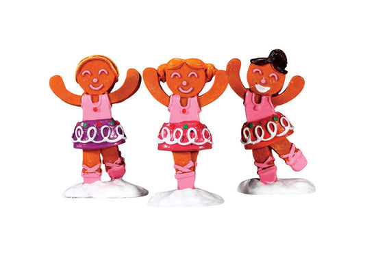 Lemax  Multicolor  Dancing Sugar Plum Girls  Christmas Village
