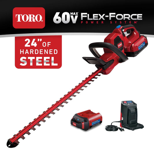 Toro 24 in. 60 volt Battery Hedge Trimmer 51840
