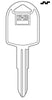 Hy-Ko Traditional Key Automotive Key Blank Double sided For For Hyundai (Pack of 10)