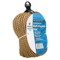 Wellington 1/4 in. D X 100 ft. L Brown Twisted Polypropylene Unmanilla Rope