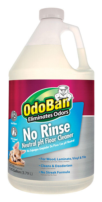 Odoban Citrus Scent Floor Cleaner Liquid 1 gal. (Pack of 4)