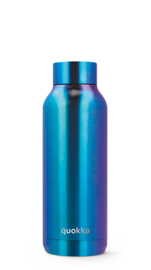 Quokka Stainless Steel Water Bottle Solid Neo Chrome 17oz (510 ml)