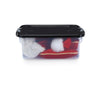 Homz Latching 6-1/8 in. H x 16 1/4 in. W x 13 in. D Stackable Storage Box (Pack of 8)
