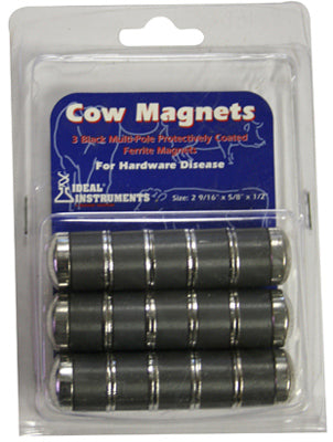 Cow Magnets, .75 x 2.75-In., 3-Pk.
