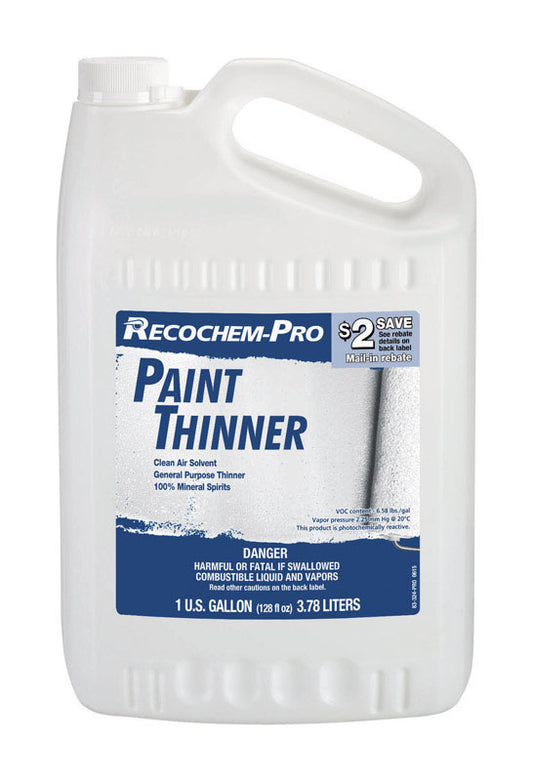 Recochem-Pro Paint Thinner 1 gal (Pack of 4).