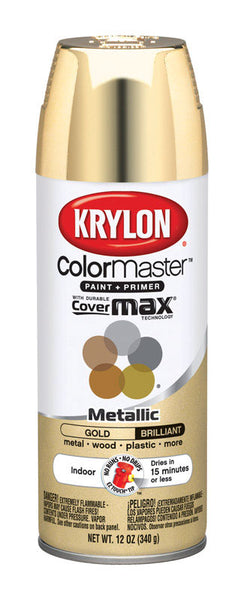 Krylon Silver Metallic Brilliant Sheen UV Resistant Spray Paint 11 oz. 25  sq. ft