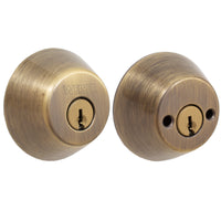 GD9371 5 K4 WS B 6LS2R2 2-Cyl Deadbolt - Antique Brass