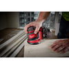 Milwaukee  M18  5 in. Cordless  Random Orbit Sander  Kit  18 volt 12000 opm Red
