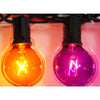 Celebrations Purple/Orange Plug-In Globe Halloween Decor Lights 10 L ft.