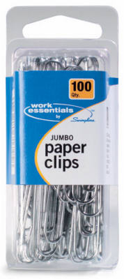 Jumbo Paper Clips, 100-Ct. (Pack of 4)