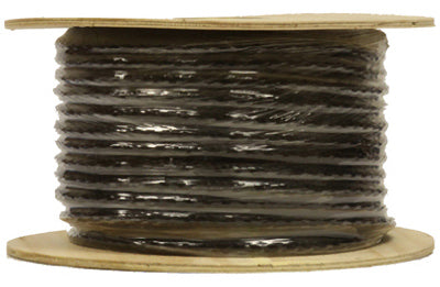 Polypropylene Rope, Solid Braid, Black, 5/8-In. x 200-Ft.
