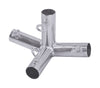 AHC P4D 1-1/2 in. Round X 1-1/2 in. D Galvanized Steel Canopy Fitting