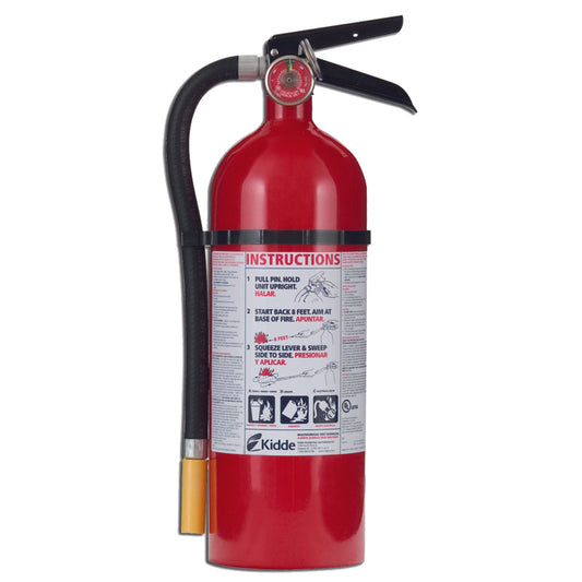 Kidde Pro 340 5.5 lb Fire Extinguisher For Home/Workshops US Coast Guard Agency Approval (Pack of 4)
