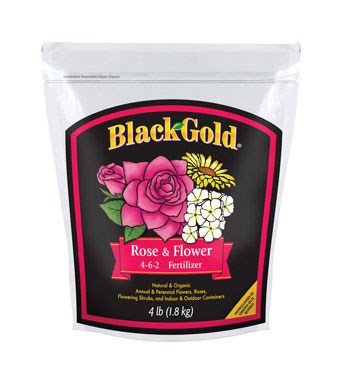 Black Gold Rose And Flower Fertilizer 4-6-2 Granules 4 Lb.