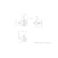 GATE LATCH AUTO-OUT BLK