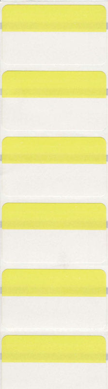 Zebra Centurion 1.12 in. H X 1.93 in. W Rectangle Yellow Bin Tag Labels 3200 pk