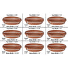 Fiskars Terratray 6 " Resin Chocolate