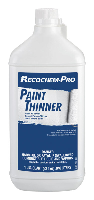 Recochem-Pro Paint Thinner 1 qt (Pack of 6).