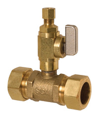 Sioux Chief  Add-A-Line  7/8  Brass  Compression  Ball Valve