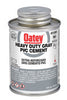 Oatey Medium Gray Cement For PVC 4 oz