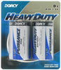 Dorcy Mastercell D Zinc Carbon Batteries 2 pk Carded