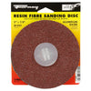 Forney  5 in. Aluminum Oxide  Adhesive  Sanding Disc  24 Grit Extra Coarse  3 pk