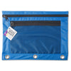 Charles Leonard Inc. 76350-ST 2 Pocket Pencil Pouch Assorted Colors (Pack of 24)