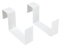 Mide Products  White  Aluminum  4-1/2 in. H Slip-on to Fence/Railing  Plant Hanger  2 pk