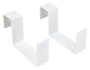 Mide Products  White  Aluminum  4-1/2 in. H Slip-on to Fence/Railing  Plant Hanger  2 pk