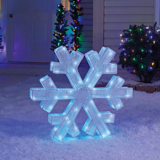 Sylvania  Illuminet  LED  26 in. Yard Decor  Snowflake