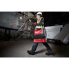 Milwaukee  PACKOUT  15 in. W x 12.2 in. H Ballistic Nylon  Tool Bag  3 pocket Black/Red  1 pc.