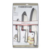 Farberware Edgekeeper Silver Stainless Steel Sharp Blade Knife Set with Sheath
