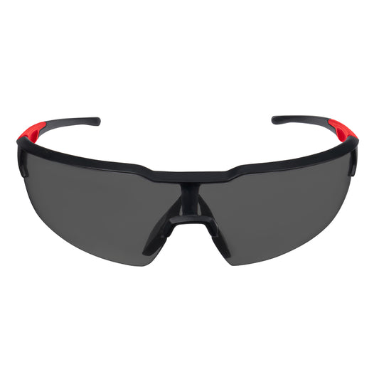Milwaukee  Anti-Fog Safety Glasses  Tinted Lens Black/Red Frame 1 pc.