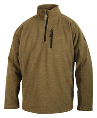 Drake  MST  L  Long Sleeve  Men's  Quarter Zip  Heathered Sage  Pullover