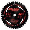 SKIL 7-1/4 in. D X 5/8 in. Titanium/Carbide Circular Saw Blade 40 teeth 1 pk
