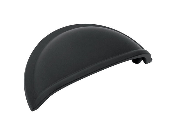 Colección de tiradores de taza Amerock, color negro mate, 1 unidad