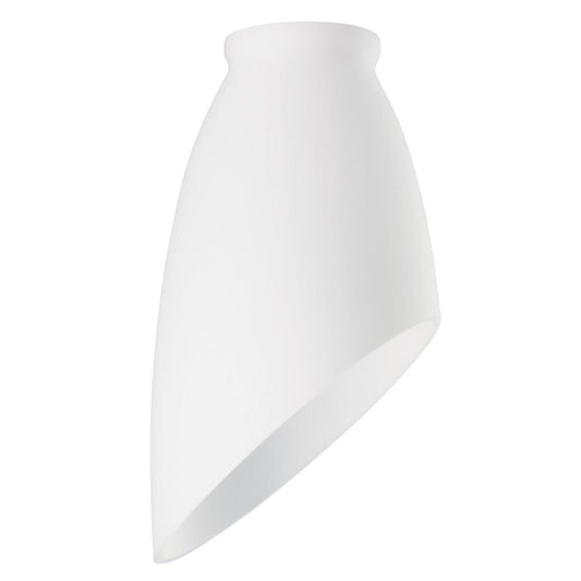 Westinghouse 8120800 2-1/4" White Angled Design Lamp Shade (Pack of 4)