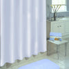 Excell 70 in. H X 71 in. W White Solid Shower Curtain Liner Vinyl