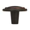 Amerock  Allison  Round  Cabinet Knob  1-1/4 in. Dia. 7/8 in. Oil Rubbed Bronze  10 pk
