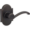 Kwikset Signature Series Austin Venetian Bronze Bed and Bath Lever Right or Left Handed