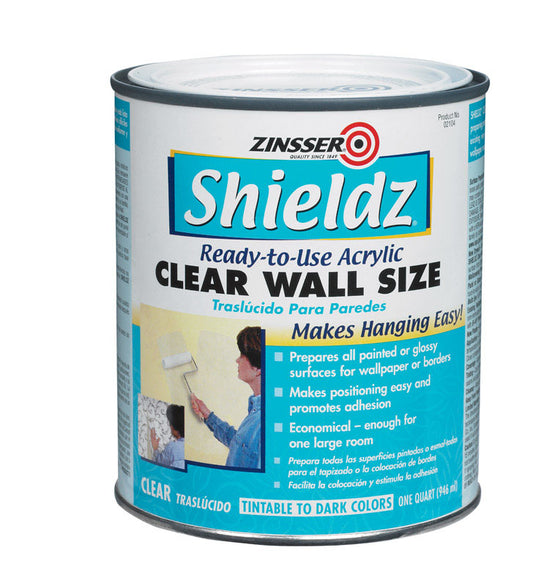 Zinsser Shieldz Clear Wall Size Clear Primer 1 Qt.