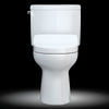 TOTO® WASHLET+®  Drake® II Two-Piece Elongated 1.28 GPF Toilet and WASHLET+® S550e Contemporary Bidet Seat, Cotton White - MW4543056CEFG#01