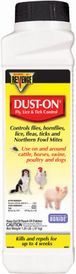 DUST-ON Fly & Lice Control, 1.25-Lb. Shaker